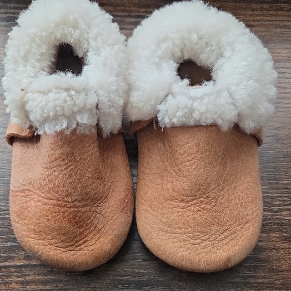 Freshly Picked Other - Freshly Picked Weathered Shearling Baby Shoe